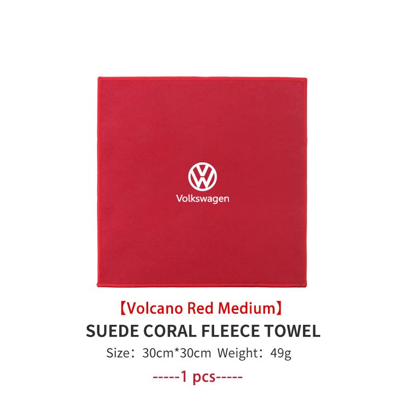 For Volkswagen VW Car Deer Skin Soft Towel Absorbent Velvet Cleaning Wash Tool Golf 4 5 6 7 Polo Jetta Sagitar Magotan Passat B5