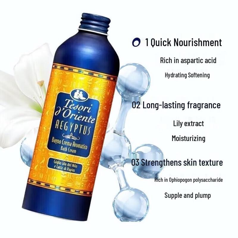 Tesori d'Oriente Queen of Egypt Shower Cream & Refill Set