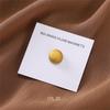 New 54color Matte Silk Scarf Hijab Magnet Brooch Strong Magnetic Buttons Round Shawl Dual-use Collar Clip Cufflinks