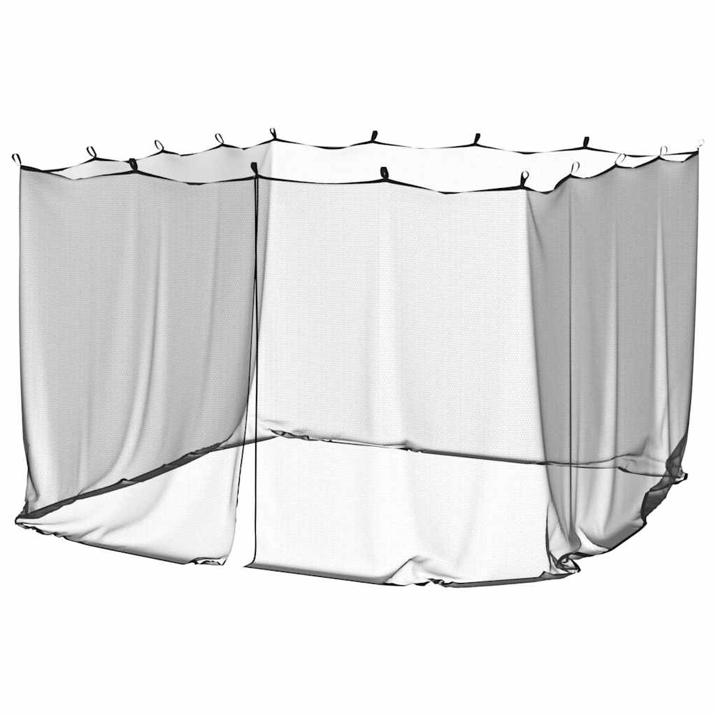 Mosquiteiro de Exterior 220 Malhas Preto 300 x 300 x 200 cm