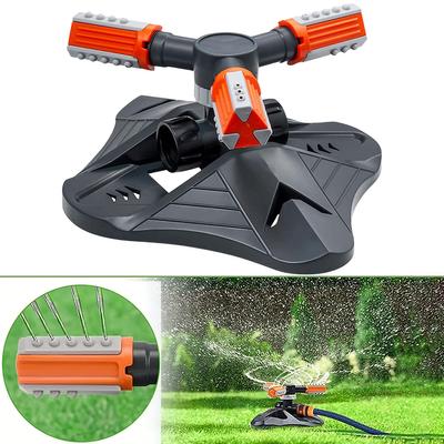 Garden Sprinkler Plastic Water Sprayer Automatic 360 Degree Rotating Irrigation Garden Lawn Sprinkler Watering Irrigation Device