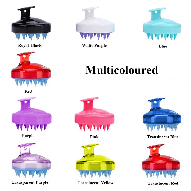 Private logo Hair Shampoo Brush Scalp Brush Silicone Scalp Massager Shampoo Hairbrush Hair Scalp Scrubber