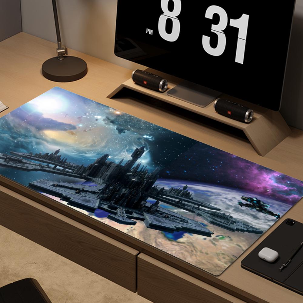 Podkładka pod mysz Stargate 900x400mm Modna Duża XL do laptopa Komputera Myszy Podkładka do gier Podkładka pod mysz HD Duża XL na biurko Gracza Mata na klawiaturę do gry Fajne