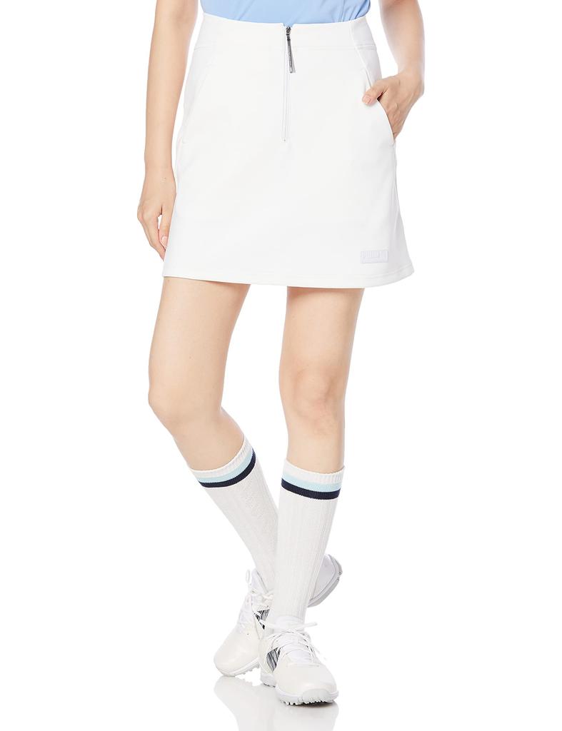 Golf EGW W Waist Support Skirt 930227 Bright White M [PUMA] Women's