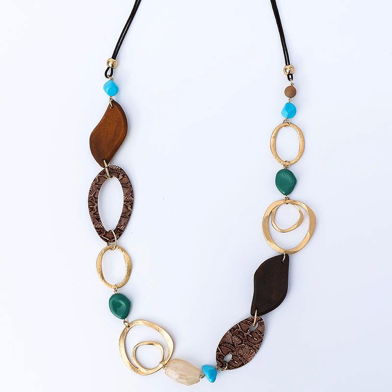 

Kaseakia Acrylic Chain Long Necklace Sweater Chain for Women Fashion Jewelry Accessories