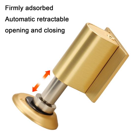 Magnetic Door Stopper Wall Protector No Drilling Anti-collision Windproof Door Holder Carpet Tile Concrete Wooden Floor Zinc Alloy Doorstop