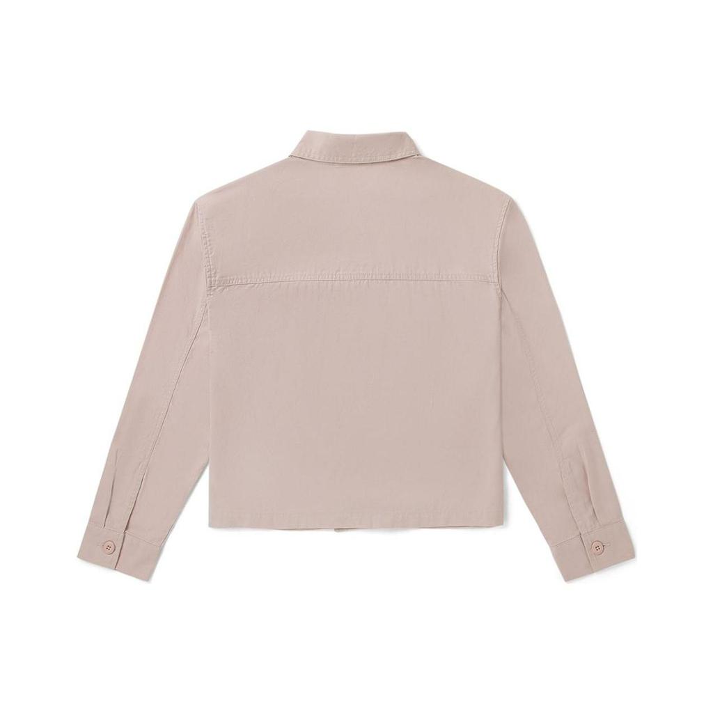 Vans Outdoor Casual Solid Color Single-Breasted Collar Jacket Women Jackets Pink VN0A5ARF9P1