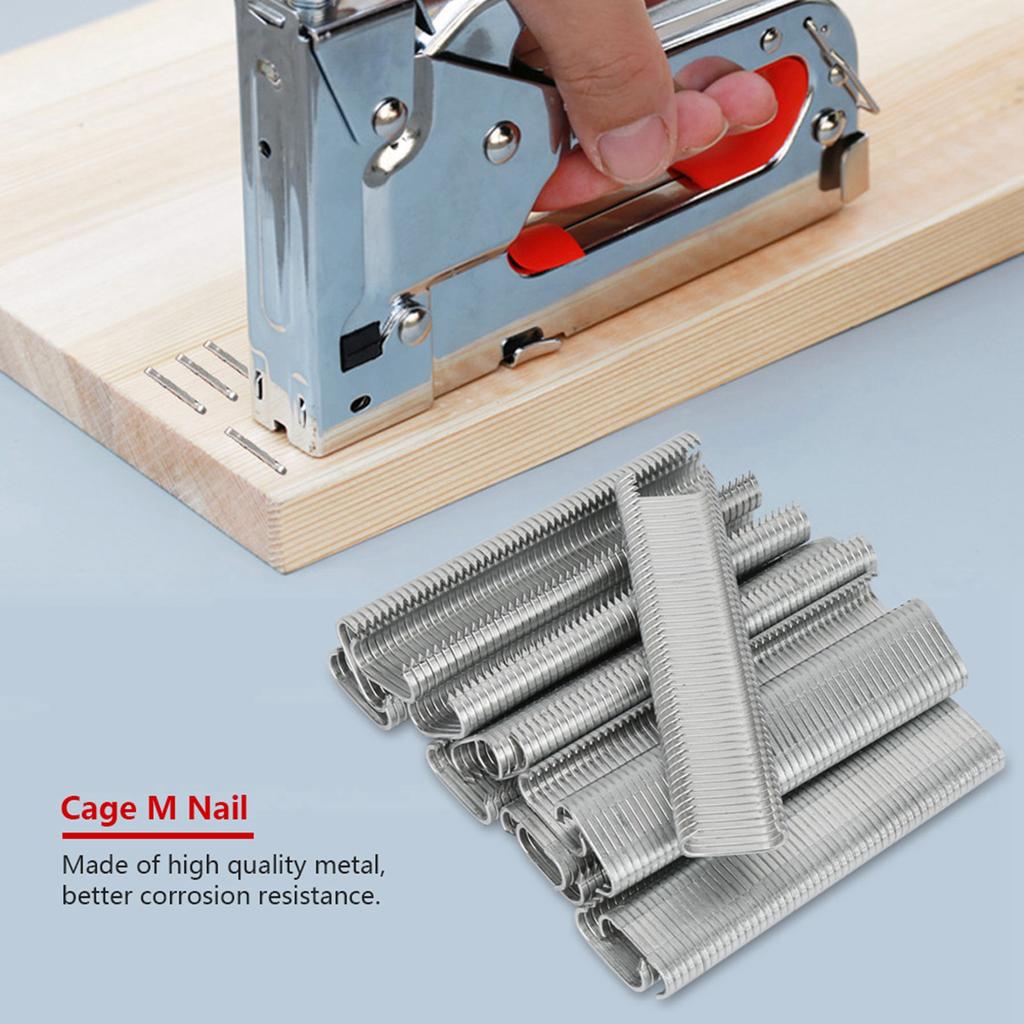 2500 buc C tip 8 mm Gard pentru animale Hog Cage Ring Canapea Pernă Cage M Nail Set