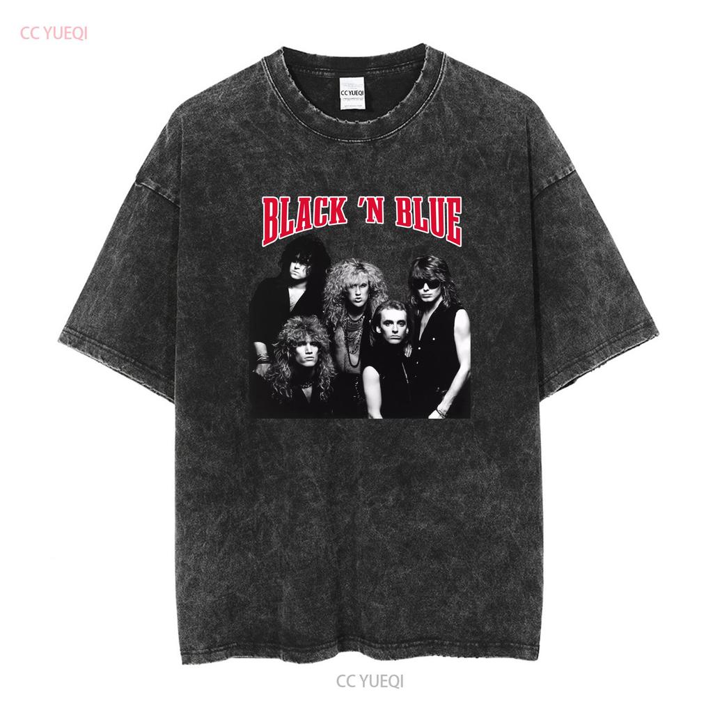 Rare Black N Blue Band Member All Size GifT T Shirt S 4XL long or short sleeves vintage Washed Soft graphic streetwear