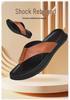 Men's Casual Summer Non-slip Flip-Flops - Fashionable, Soft Sole, Wear-resistant Thong Sandals for Outdoor Use