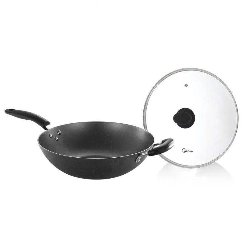 Midea Cast Iron Wok 32cm