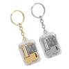 2pcs Mini Music Box Key Chain Exquisite Pendant Key Chain Home Decoration Gift