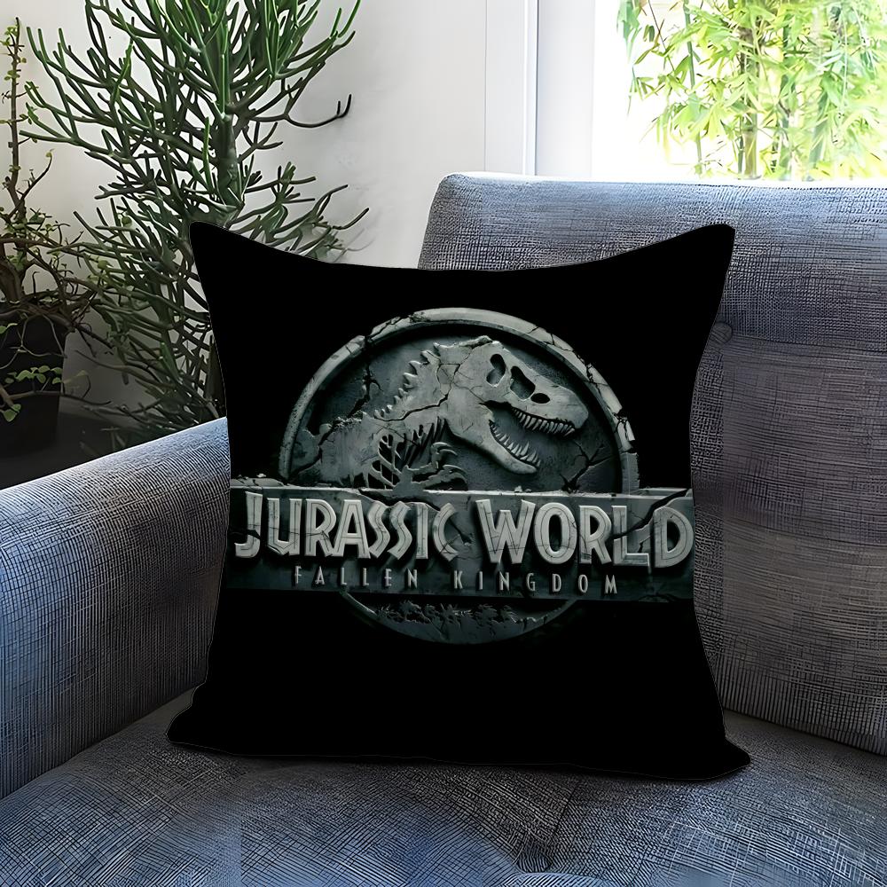 J-Jurassic W-World Movie Cushion Cover Comfortable Reversible Pillow Cover Ideal for Car Sofa Bedroom & Beyond