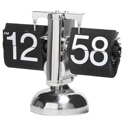 Page Turning Automatically Digital Auto Flip Clock Internal Gear Operated Removable Quartz Time Clocks Quartz Movement