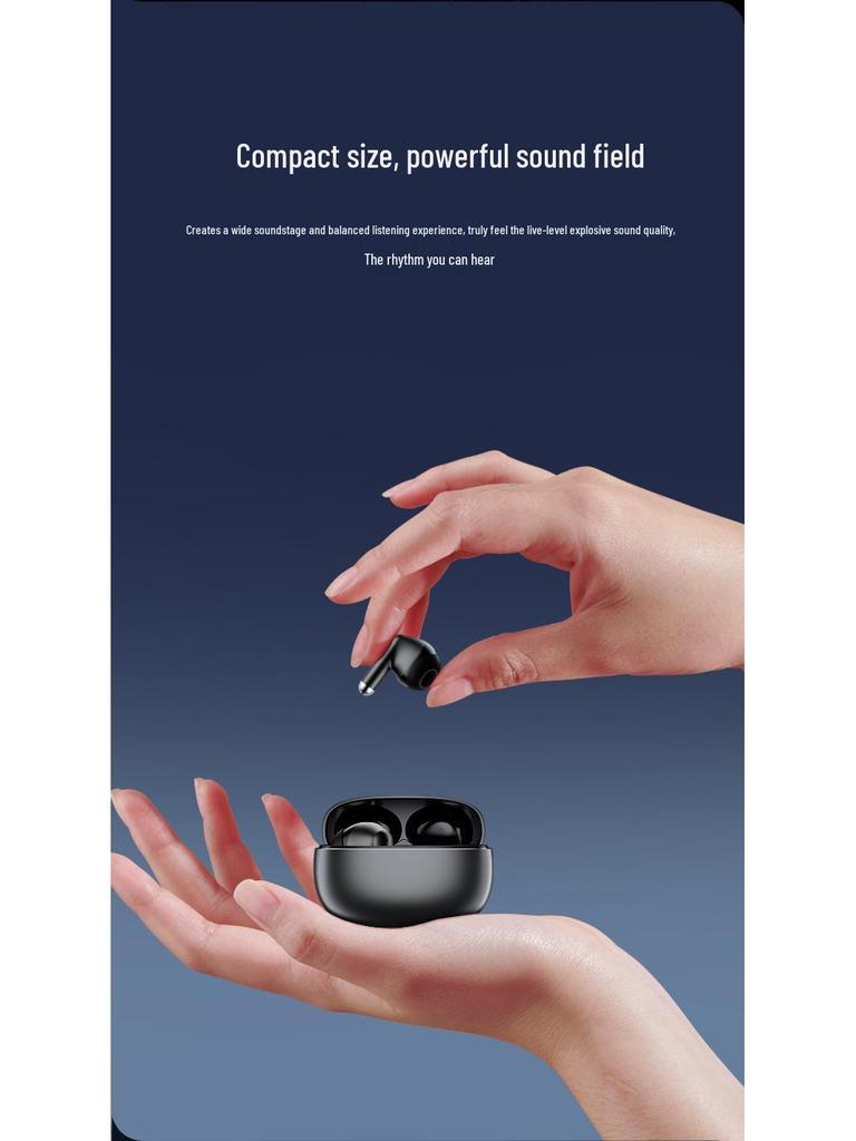 K50 Zinc Alloy True Wireless Bluetooth Earbuds, Long Battery Life, Compatible with Apple & Huawei