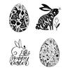 Easter Rabbit Clear Silicone Stamp for DIY Invitation Card Scrapbooking Paper Craft Rubber Stamp Handmade Journaling