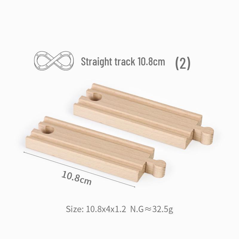 Magnetic Wooden Train Bridge Blocks for Kids - Compatible with All Brands