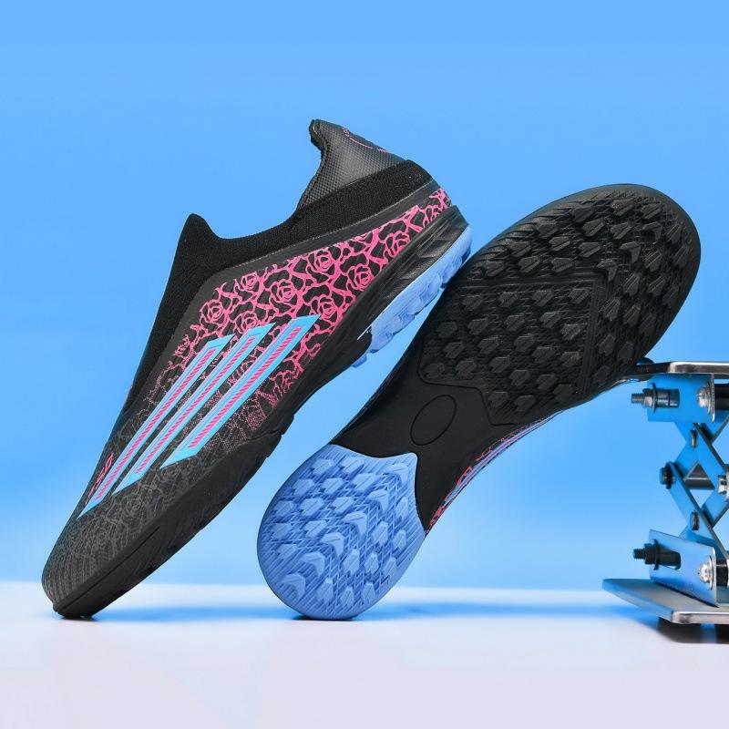 Weltcup Sports Fußballschuhe Low-Top AG Lange Stollen Kunstrasen Gebrochene Stollen Trainingsschuhe Fußball Herren 39 black