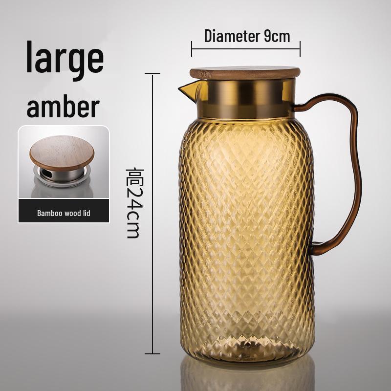High-Temp Resistant Acrylic Juice Jug – Plastic Fruit Juice Pitcher for Bar, KTV, Restaurant, Cold Water or Fruit Tea.