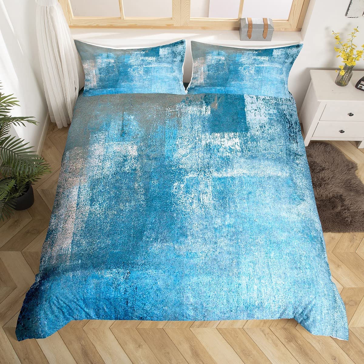 

Comforter Ombre For Kids Boy Girlcolorful Oil Painting Bedding Set King Abstract Art Artwork Comforter With Comforter (quilt)-EU Single(135*200cm)3pcs