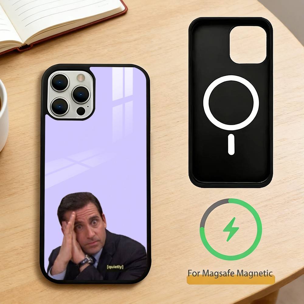 

The O-Offices Hot Tv Show Phone Case For iPhone 14,16,15,13,17,12,Plus,Pro,Max Magnetic For Magsafe Frosted Cover iPhone15