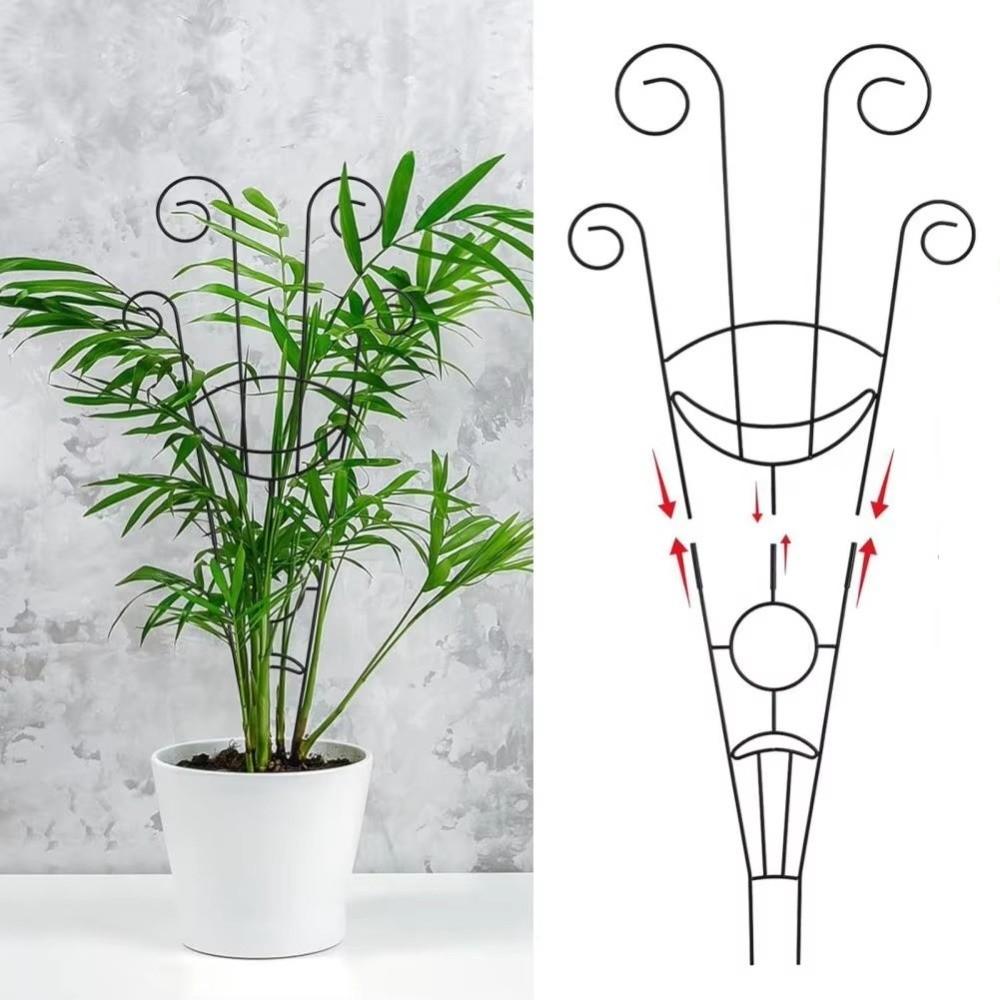 Decorative Metal Plant Climbing Rack 83cm Vine Support Plant Trellis Rust-Proof Potted Plant Support Patio