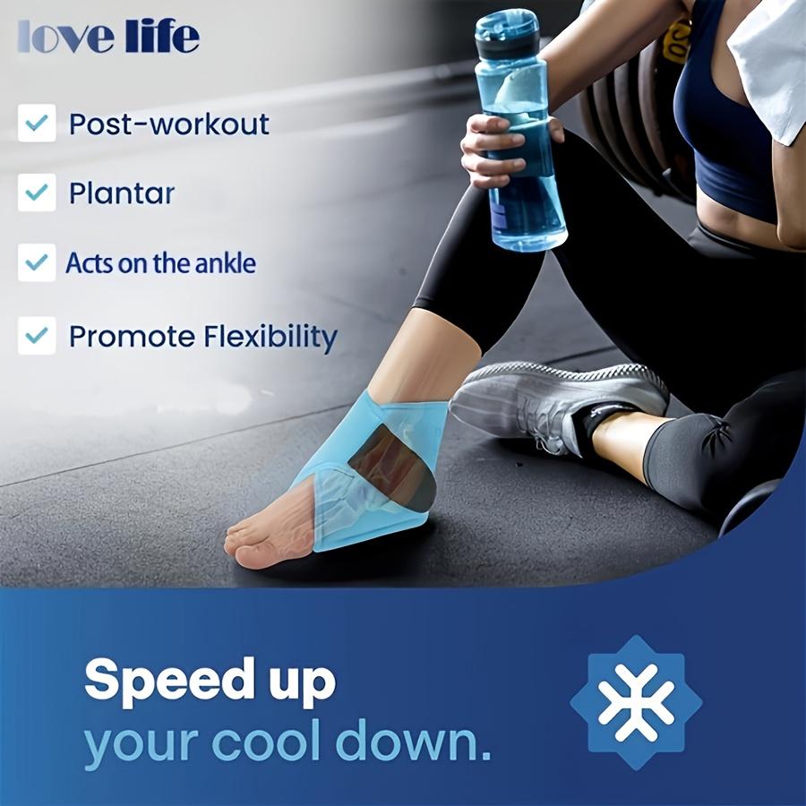 1pcs Ankle Ice Pack Wrap/ Cold or Hot Reusable Gel Cold Compression for Foot, Ice Wrap for Feet, for use on Feet and Ankles