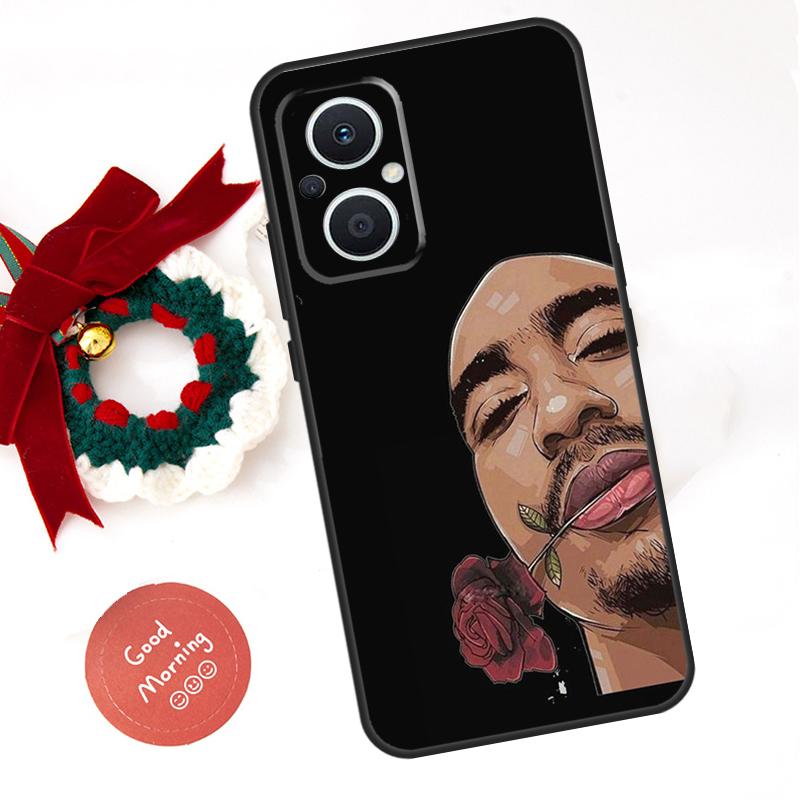 

Rapper 2pac Singer Tupac Funda For OPPO Reno 10 11 12 13 14 Pro 11F 12F 13F 14F 7 8 Lite OPPO Find X8 X6 X9 Pro Case OPPO Reno14