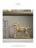Elegant Resin Horse Ornaments for Luxury Home Decor – Perfect for Living Room and Wine Cabinet.