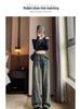 Women's 2024 High-Waisted Retro Slimming Straight-Leg Jeans - Autumn/Winter Versatile Wide-Leg Pants