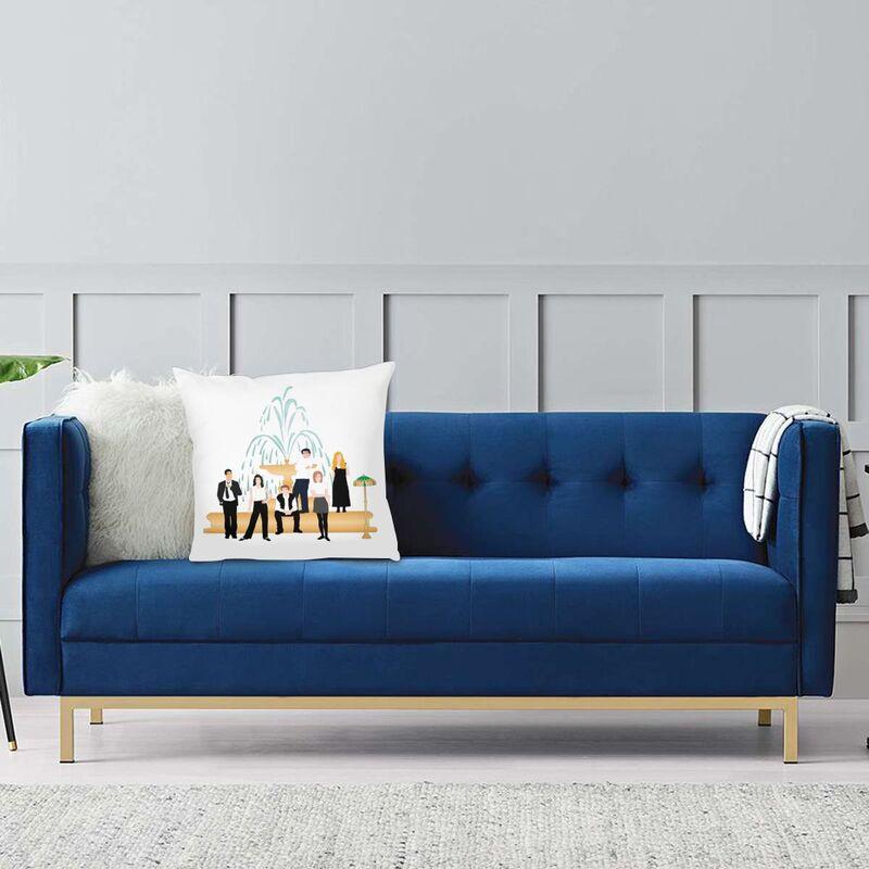 Luxury Friends Classic Tv Show Throw Pillow Case Home Decorative Custom Square Cushion Cover 45X45 Pillowcover For Sofa