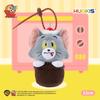 Tom & Jerry Plush Toys: Cat Pendant & Mouse Keychain Charms for Kids