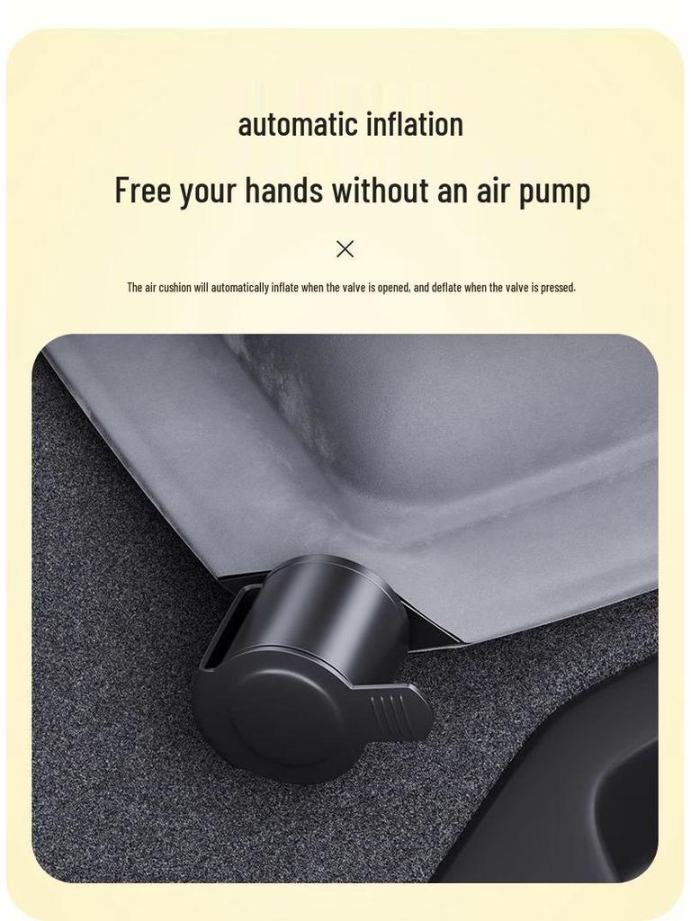 Lincoln Nautilus Rear Air Mattress: Inflatable Car Travel Bed for Trunk or Back Seat
