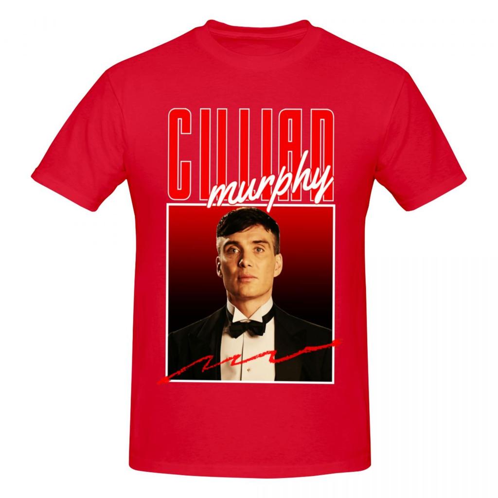 Unisex Cillian Murphy Fans Support T Shirt Streetwear Cotton Crewneck Shirt Unisex