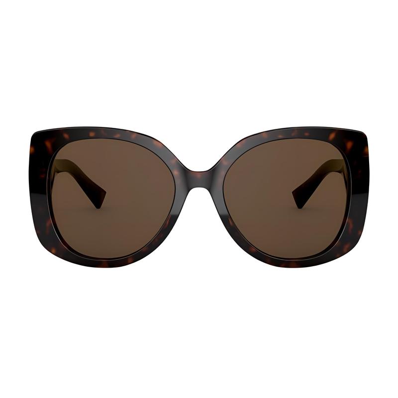 Versace Butterfly Frame Sunglasses Brown 2351557 VE4387108/73-Brown 56