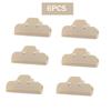 6PCS Chip Bag Clips , Portable large Kitchen Storage Food Snack Seal Sealing Bag Clips Sealer Clamp Plastic Tool for Bag