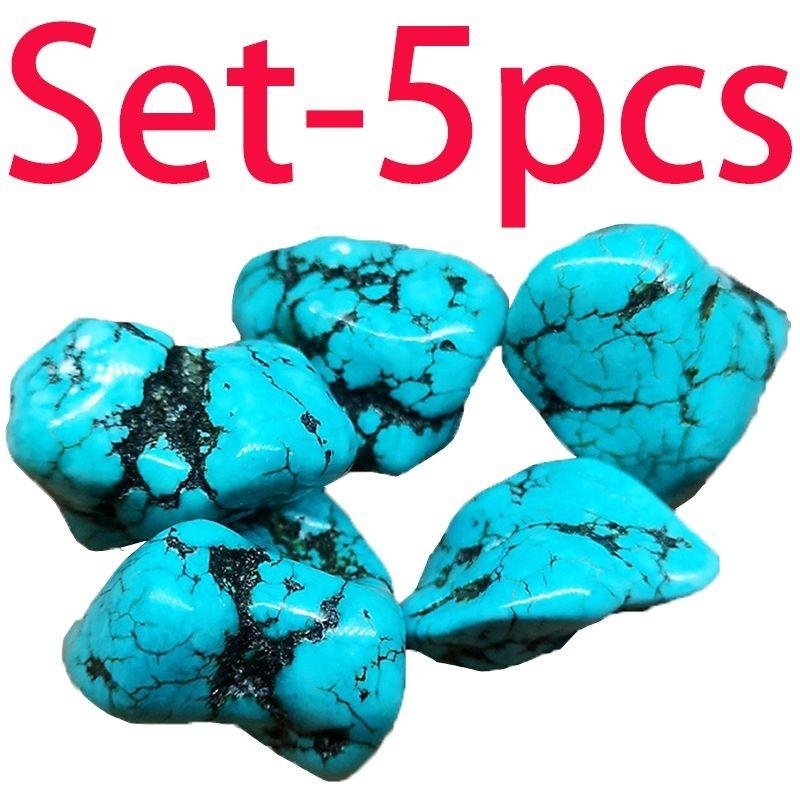 Exquisite 1pc Natural Turquoise Tumbled Crystal For Spirituality And Meditation
