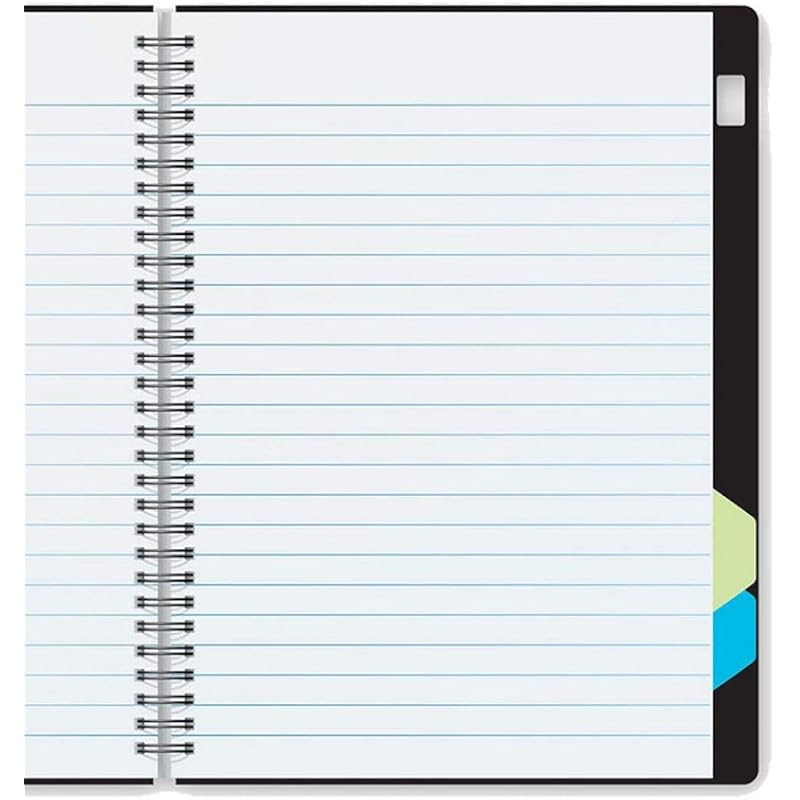 Luxor 5 Subject Notebook | 70 Gsm Paper | Single Ruled | Pages - 300 | Count - 1 | 14 X 21.6 CM | Spiral Binding | Perfe