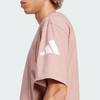 adidas T-shirt Essentiels Coupe Ample Logo 3 Barres Homme Hauts Rose JF3620