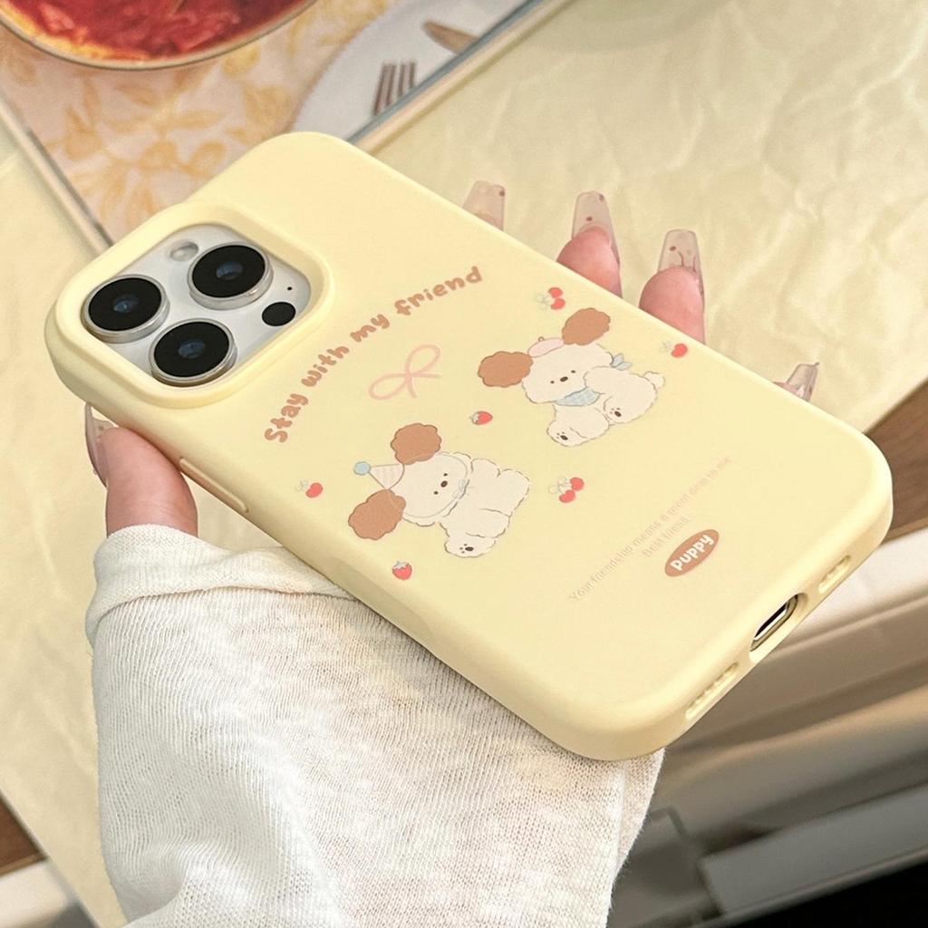 Cartoon Welpen Handyhülle passend für Apple Handys