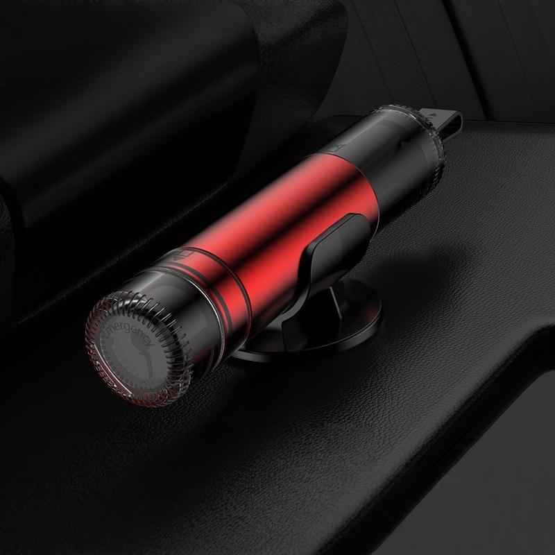 XMSJ Universal Car Safety Hammer For Breaking Windows/cutting Seat Belts Two In One Driving Escape Emergency Tool
