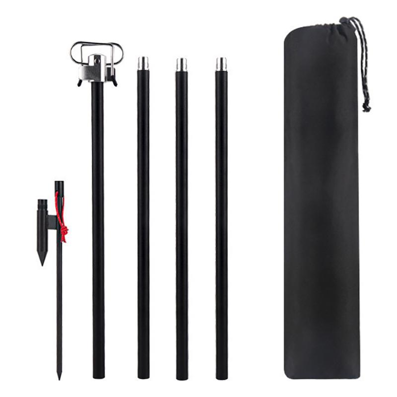 Camping Lantern Stand Detachable Lantern Hangers Portable Light Holder Telescopic Lighting Brackets Lamp Stand