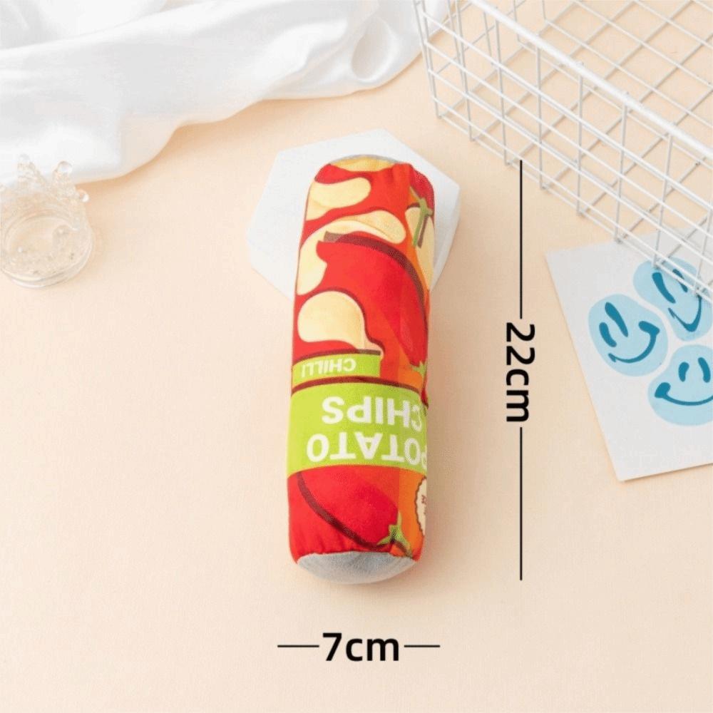 Bite-resistant Pets Squeaky Chew Toy Crisps Sounding Paper Toys New Potato Chip Cat Toys