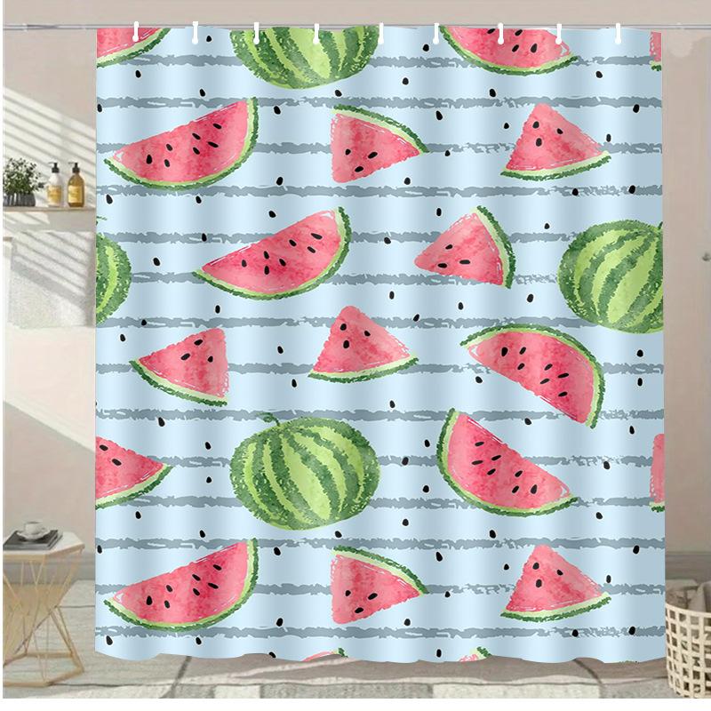 

Jungle Animals Washable Dirt-Resistant Shower Curtain Shower Head Waterproof Polyester Bath Curtain For Home Decor Accessories W60H190(CM)-1 Pcs