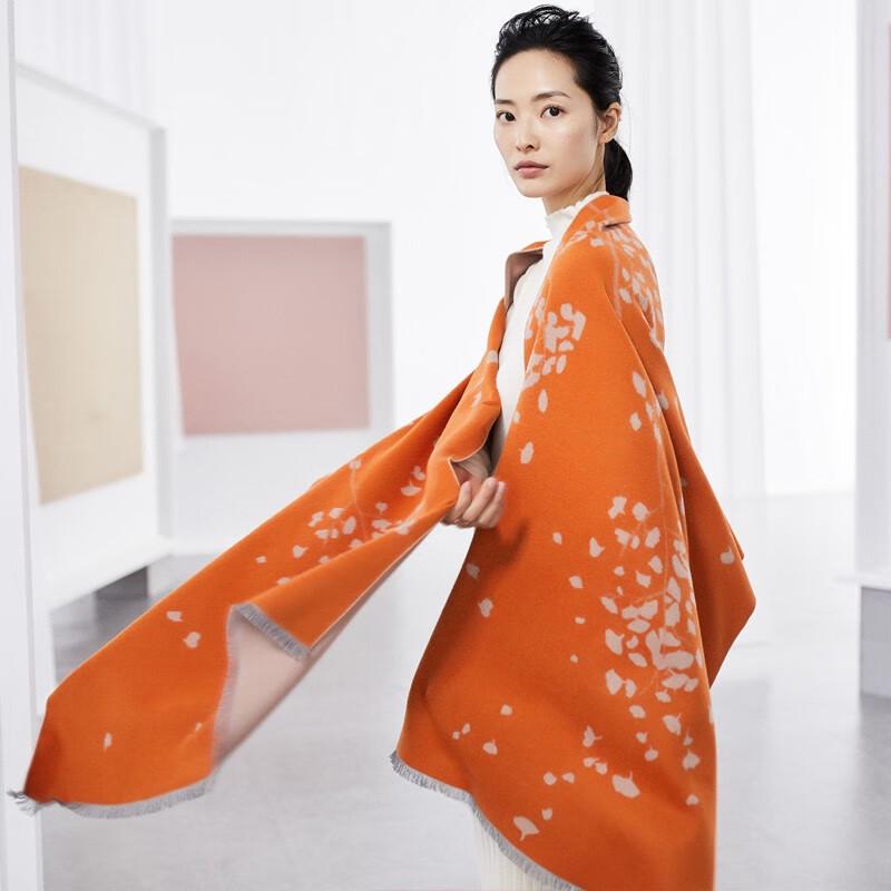 WENSLI Women's Silk Velvet Scarf & Shawl