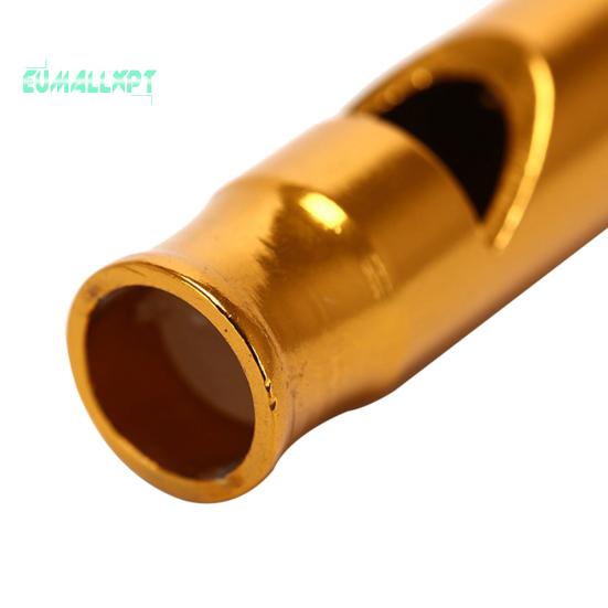 10Pcs Outdoor Emergency Loud Sound Aluminum Alloy Survival Training Whistle