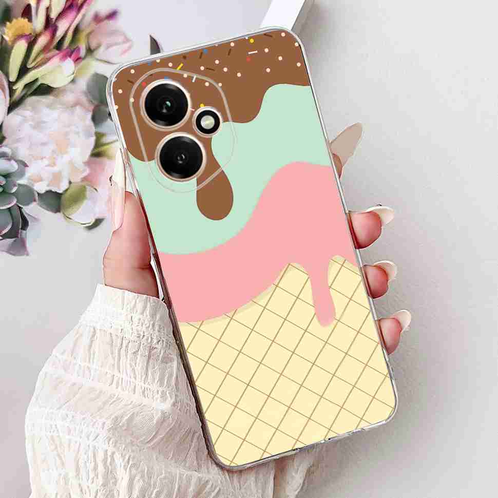 For Honor 400 5G 6.55" Case DNY-NX9 Cartoon Cat Girl Love Soft Silicone TPU Cover For Huawei Honor 400 Global Phone Cases Bumper