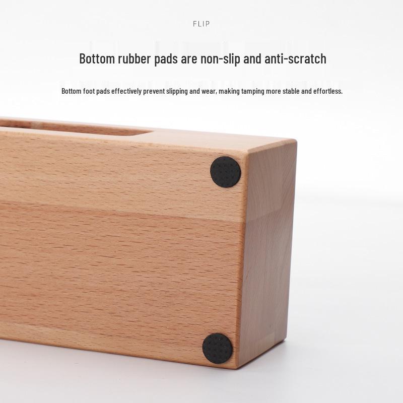 Kaffee Tamper Basis & Maschinenhandgriff Aufbewahrung Holz Sitzhalterung für Pulverdosierer