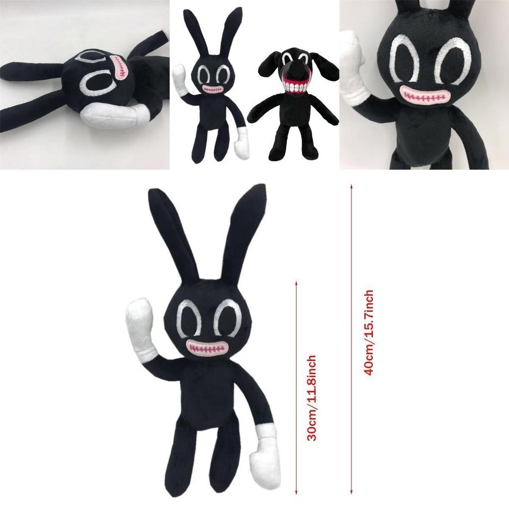 Entzückende Und Gruselige Siren Head Horror Schwarzer Hase Plüsch Stoffpuppe Für Kinder