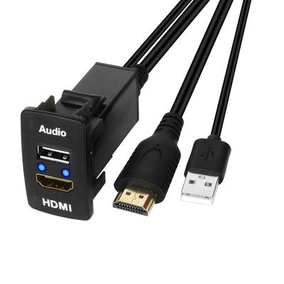 USB Input Port HDMI Input Port Car USB Port for Toyota Hilux New & Vigo, (HDMI)